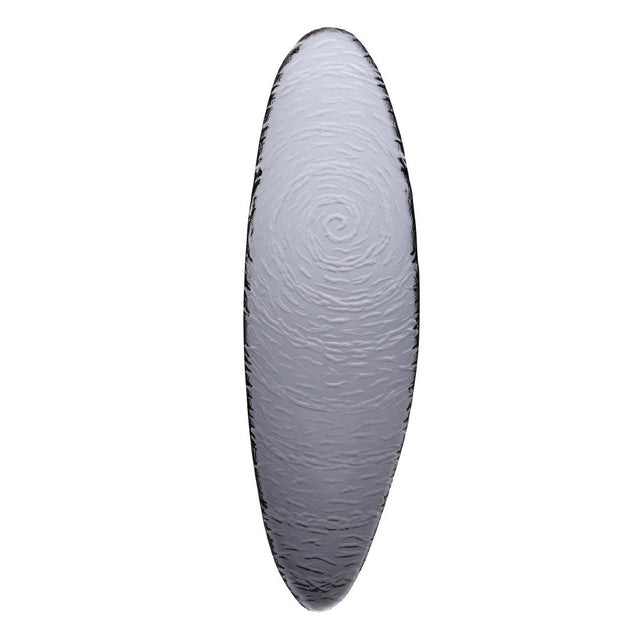 Steelite Scape Smoked Glass Oval Platters 400mm (Pack of 6) - VV722 Steelite Performance Steelite   