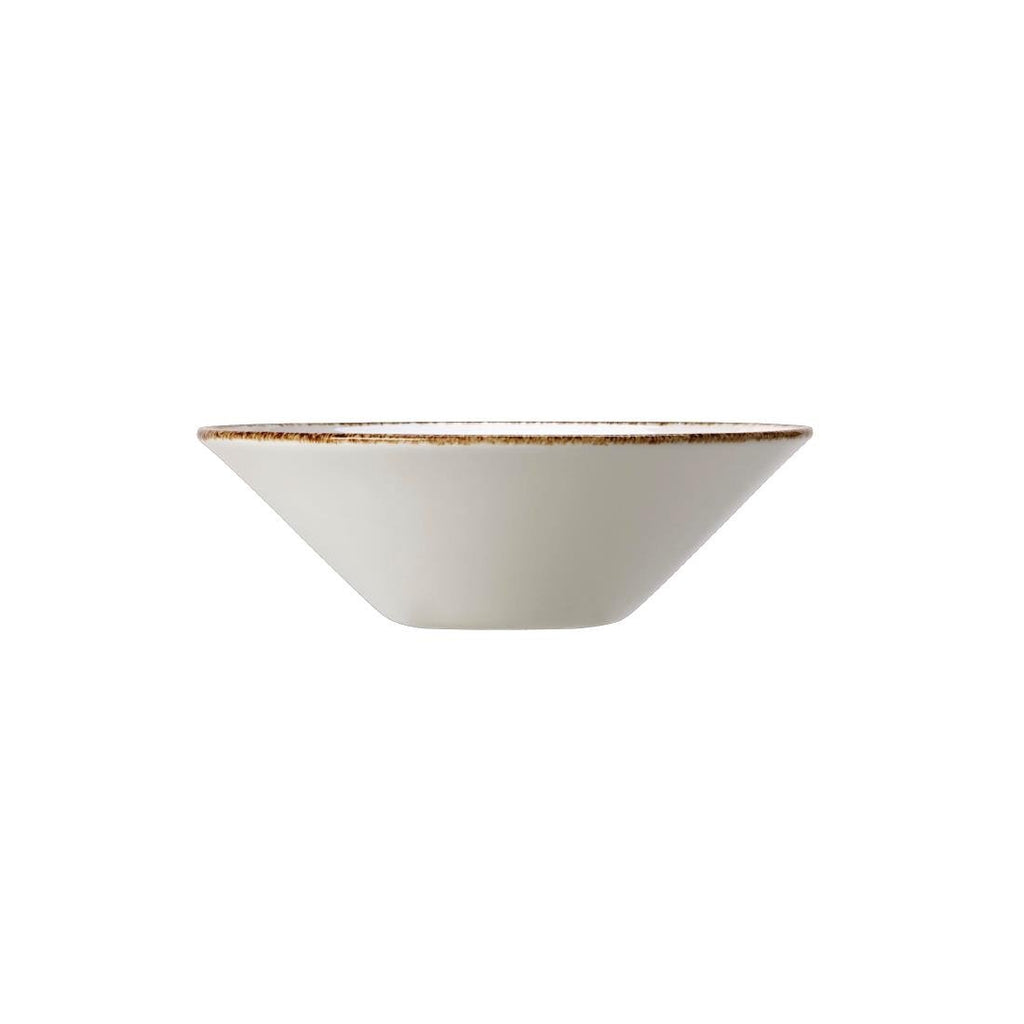 Steelite Brown Dapple Essence Bowl 140mm (Pack of 24) - VV792 Bowls Steelite