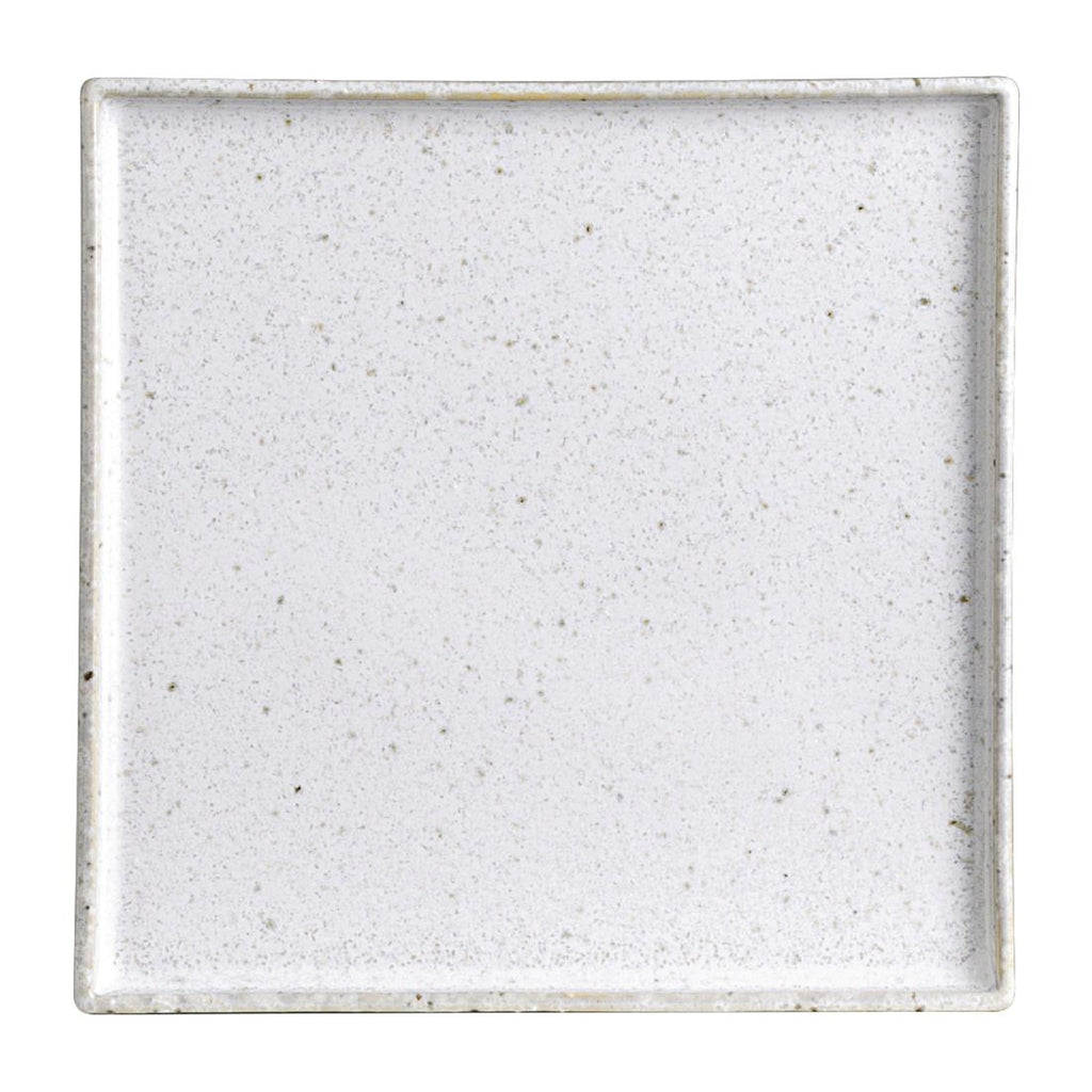 Rene Ozorio Wabi Sabi Square Trays Lichen 160mm (Pack of 12) - VV861 Rene Ozorio Crockery Steelite   