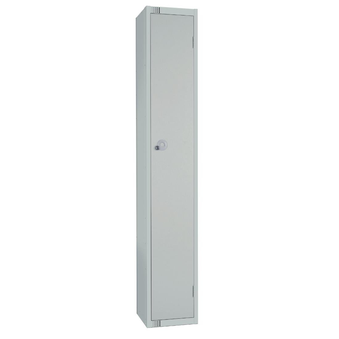 Elite Single Door Coin Return Locker Grey - W929-CN Steel Lockers 300mm Deep Elite Lockers   