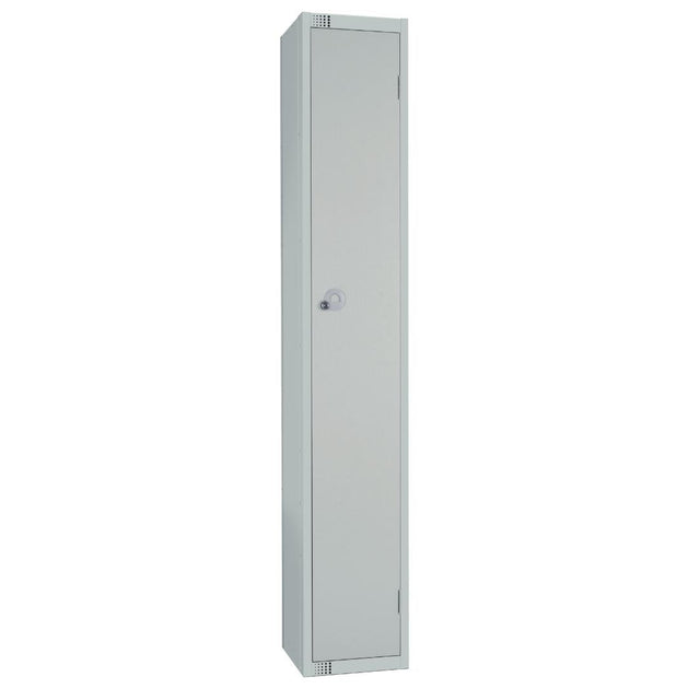 Elite Single Door Coin Return Locker Grey - W929-CN Steel Lockers 300mm Deep Elite Lockers   