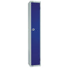 Elite Single Door Camlock Locker Blue - W944-C Steel Lockers 300mm Deep Elite Lockers   