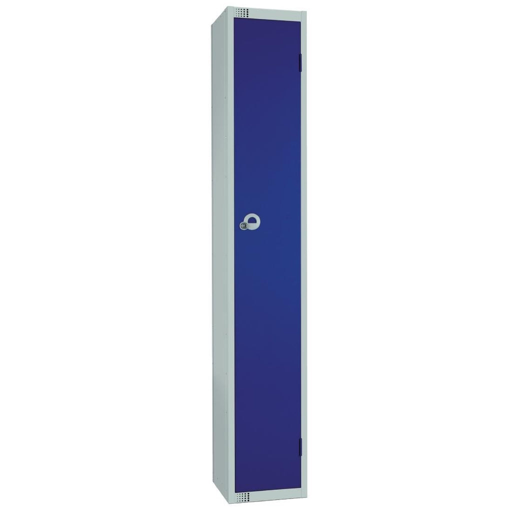 Elite Single Door Manual Combination Locker Locker Blue - W944-CL Steel Lockers 300mm Deep Elite Lockers   