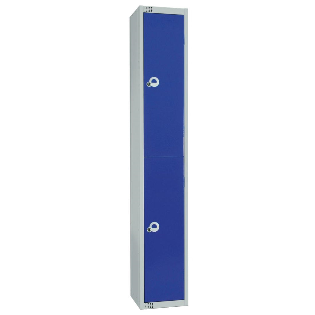 Elite Double Door Camlock Locker Blue - W945-C Steel Lockers 300mm Deep Elite Lockers   