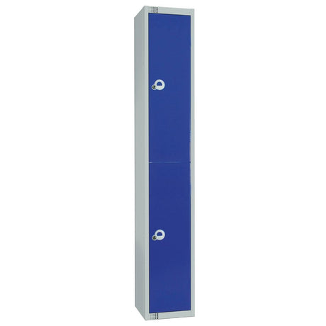 Elite Double Door Camlock Locker Blue - W945-C Steel Lockers 300mm Deep Elite Lockers   