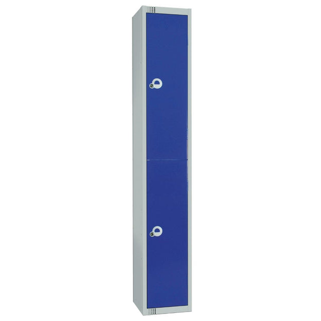 Elite Double Door Camlock Locker Blue - W945-C Steel Lockers 300mm Deep Elite Lockers   