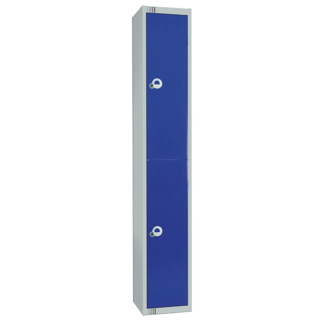 Elite Double Door Padlock Locker Blue - W945-P Steel Lockers 300mm Deep Elite Lockers   