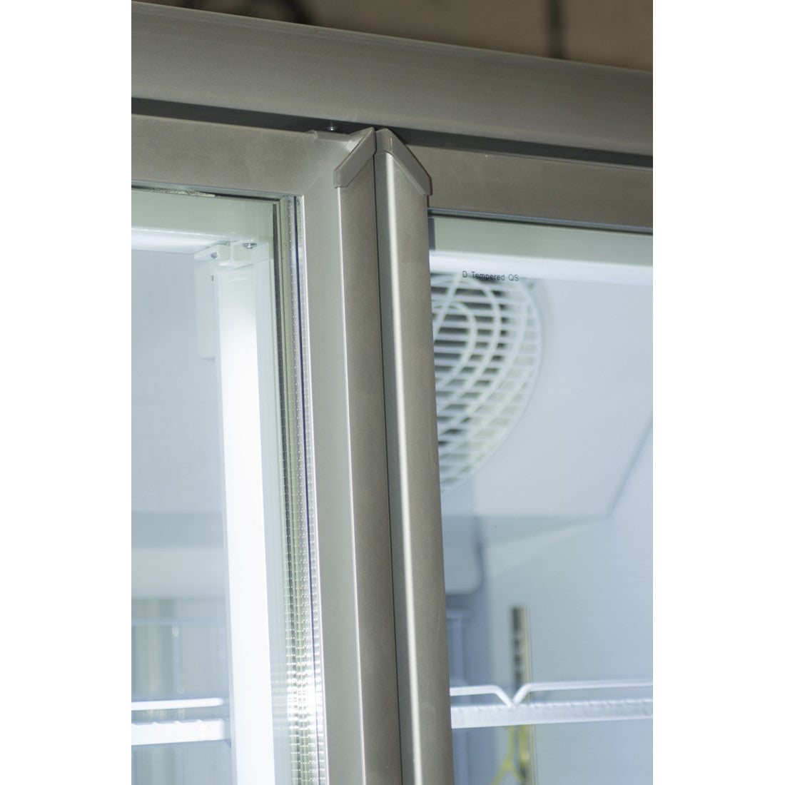 Prodis Heavy Duty Low Energy Single Door Display Freezer - XPD750-N-G-LE Upright Glass Door Freezers Prodis   