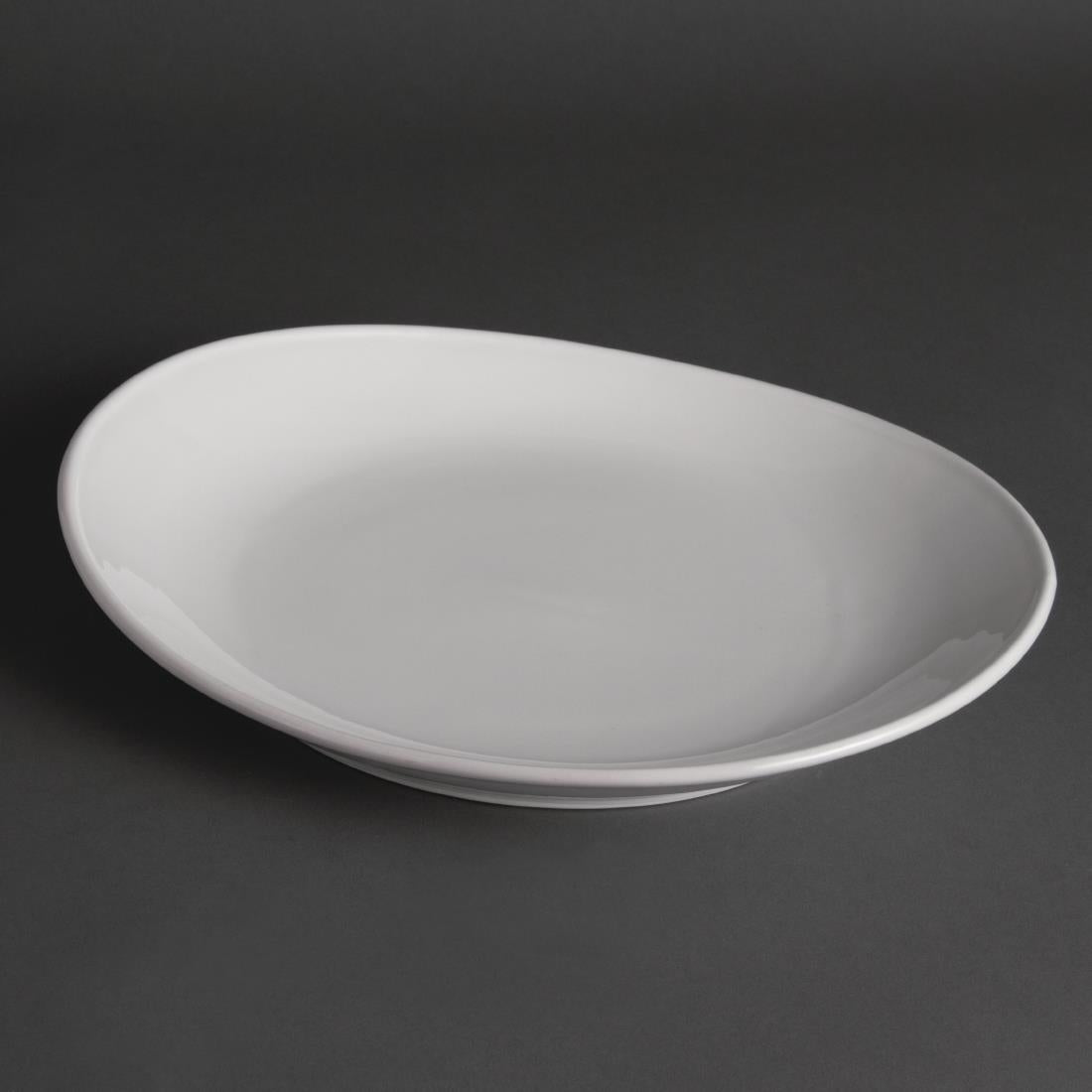 Olympia Whiteware Steak Plates 300mm (Pack of 6) - Y132 Plates Olympia