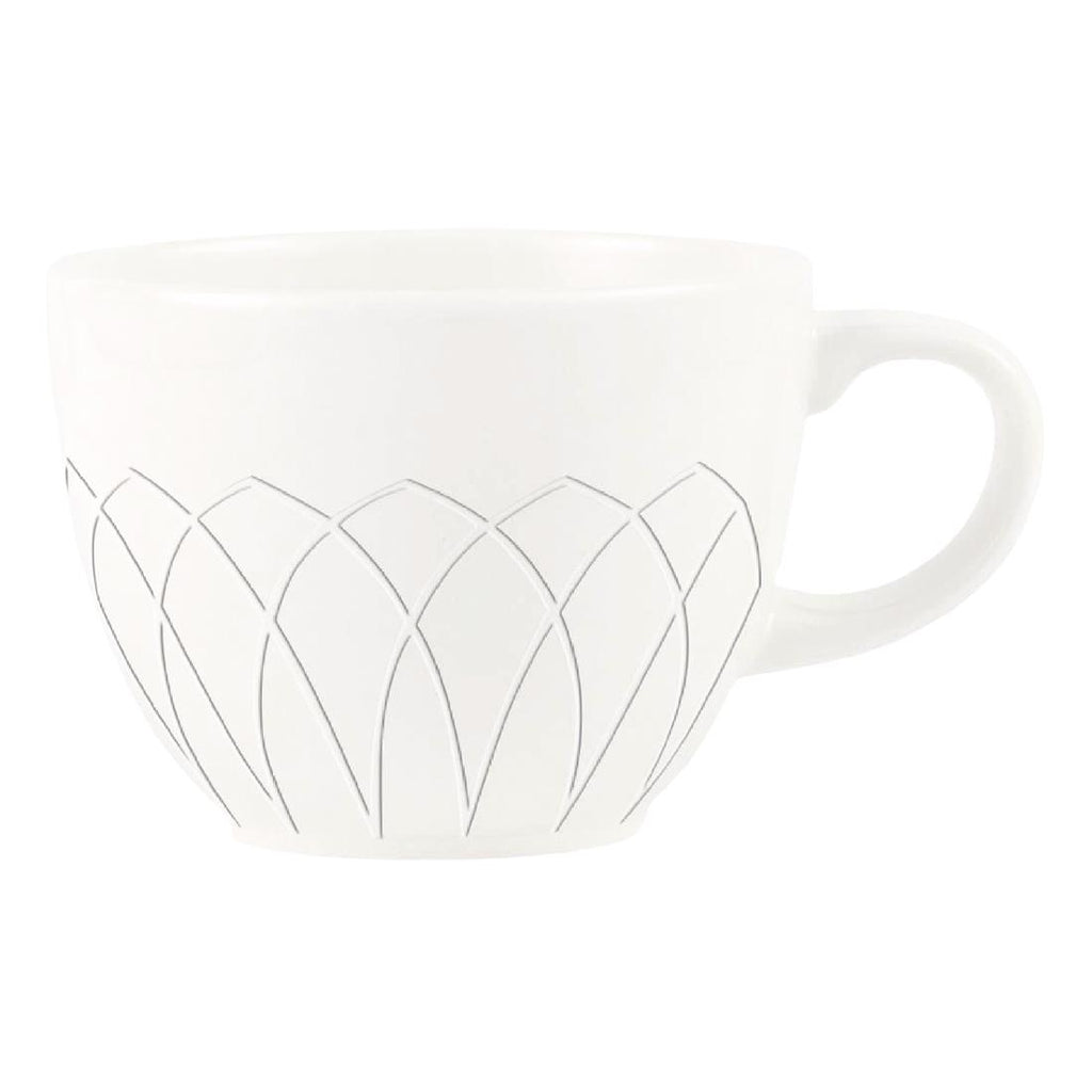 Churchill Alchemy Jardin Elegant Tea Cups 206ml (Pack of 24) - Y592 Cups and Mugs Churchill