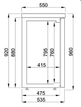 Combisteel Four Door Back Bar Bottle Cooler Hinged - 7489.5295 Four Door Bottle Coolers Combisteel   