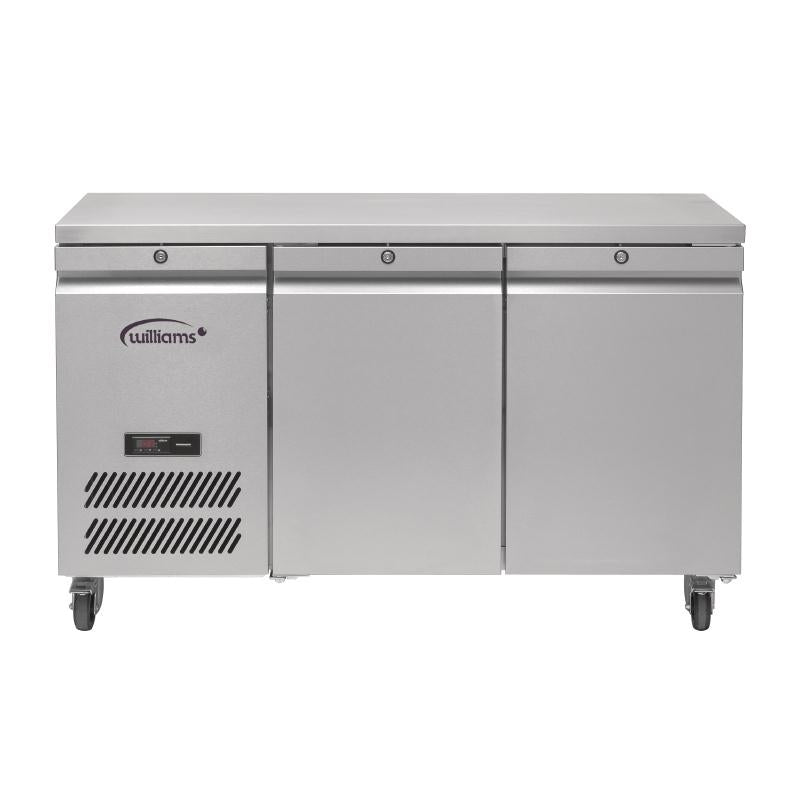 Williams Jade 2 Door 374Ltr Counter Fridge HJC2-SA Refrigerated Counters - Double Door Williams Refrigeration   