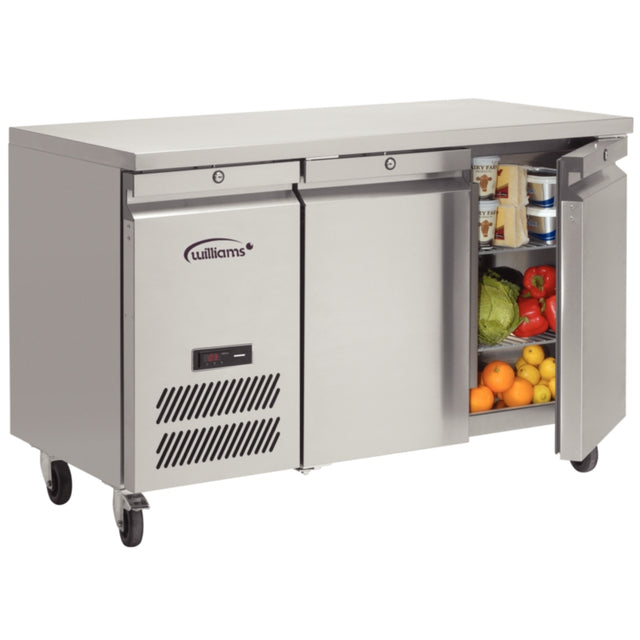 Williams Jade 2 Door 374Ltr Counter Meat Fridge MJC2-SA Refrigerated Counters - Double Door Williams Refrigeration   