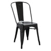 Bolero Bistro Side Chairs Steel Black (Pack of 4) - GL331 Chairs Bolero   