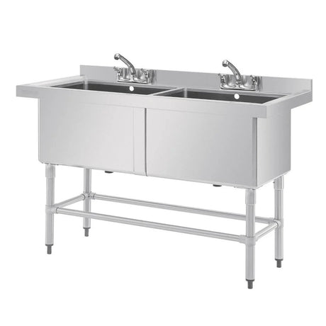 Vogue Double Deep Pot Wash Sink - CF406 Pot Wash Sinks Vogue   