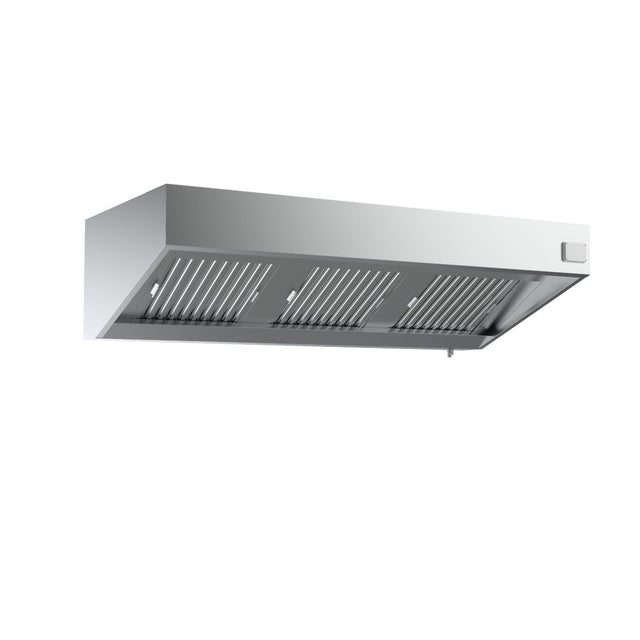 Combisteel Stainless Steel Wall-Mounted Extraction Hood Complete Unit 1200mm Wide - 7333.0705 Kitchen Canopies & Cooker Hoods Combisteel   