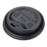 Fiesta Green Compostable Coffee Cup Lids 225ml / 8oz (Pack of 50) - DS054 Disposable Cups Fiesta Green   