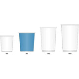 Fiesta Single Wall Takeaway Coffee Cups Red 225ml / 8oz (Pack of 50) - GP406 Disposable Cups Fiesta   