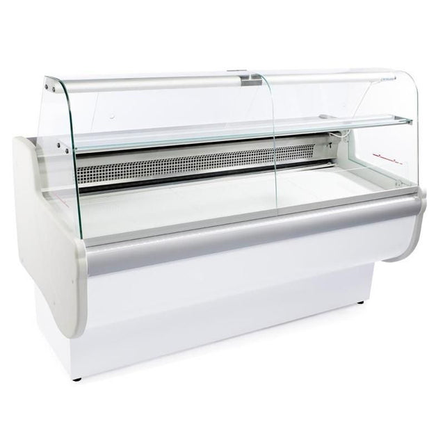 Igloo Rota Curved Glass Slimline Serveover Counter 2050mm Wide - ROTA200 Slimline Serve Over Counters Igloo   