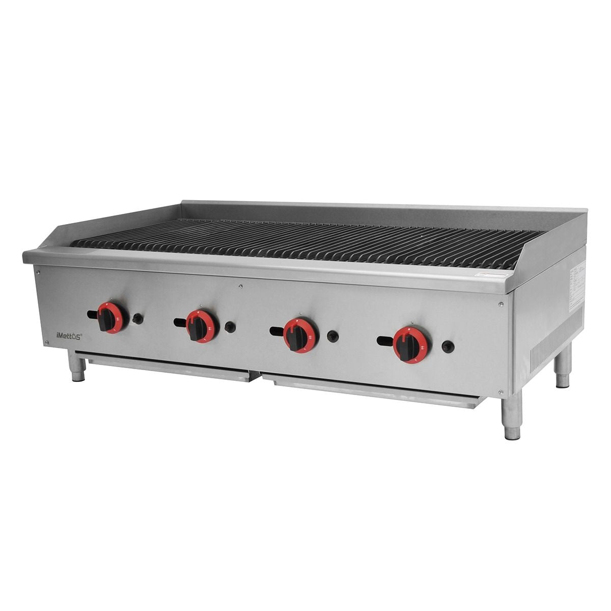 Hamoki Charbroiler Gas Countertop Charbroiler 4 Burner - 101057 Charcoal Grills Hamoki   