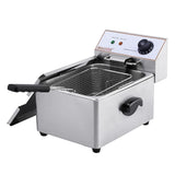 Hamoki Electric Deep Fat Fryer 8 Ltr Single Tank - 161002 Countertop Electric Fryers Hamoki   