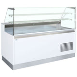 Interlevin Serve Over Counter White, Flat Glass - BELLINI ID 850FV SR Standard Serve Over Counters Tefcold   