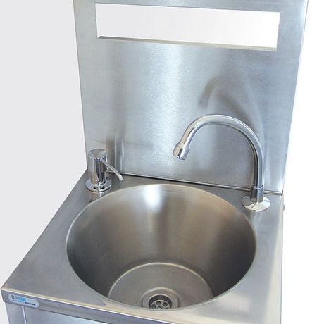 Mechline BaSix Stainless Steel Mobile Hand Wash Station - BSX-MHB-HCW Mobile Sinks Mechline   