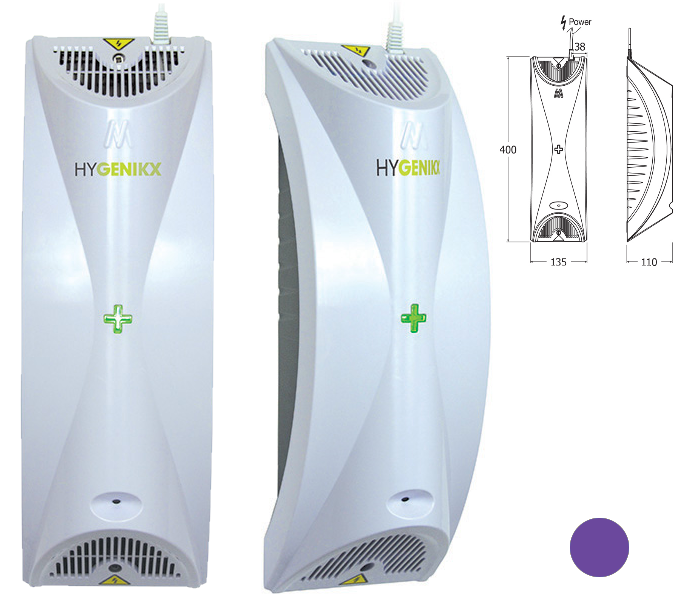 Mechline HyGenikx Air & Surface Bacteria & Virus Killer 30m2 Range Food Areas - HGX-W-30-F Bacteria & Virus Air Sterilisers Mechline   