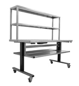 Parry Stainless Steel Height Adjustable Table - ADJTAB10750EF Medical & Hygiene Parry   