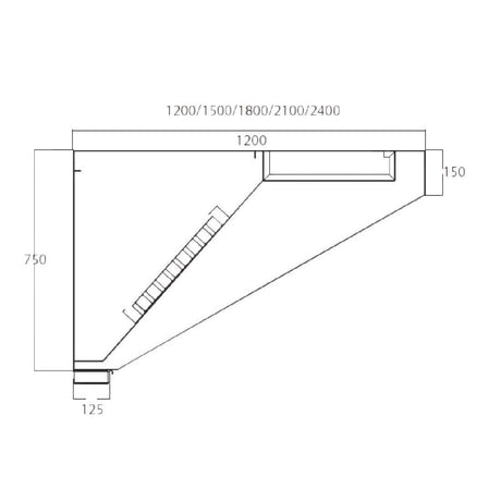 Parry Titan Canopy TT1875IF - GH192 Kitchen Canopies & Cooker Hoods Parry   