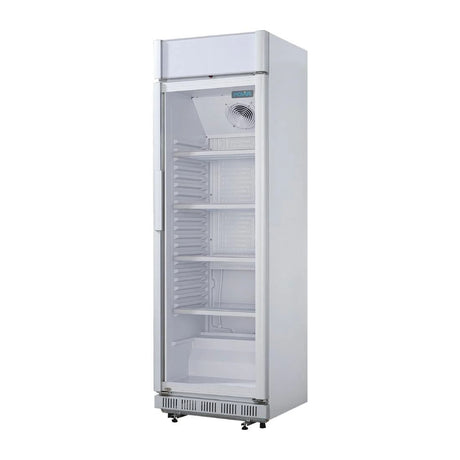 Polar C-Series Upright Display Cooler with Light Box 346Ltr - CC064 Upright Single Door Bottle Coolers Polar   