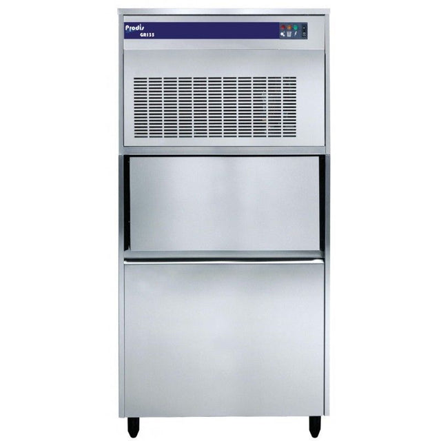 Prodis GR135 135kg Production Flaked Ice Maker 60kg Storage Bin Ice Machines Prodis   