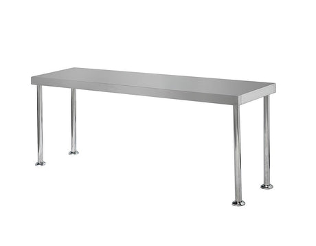 Simply Stainless 1200mm Single Overshelf - SS121200 Stainless Steel Over Shelves Simply Stainless   