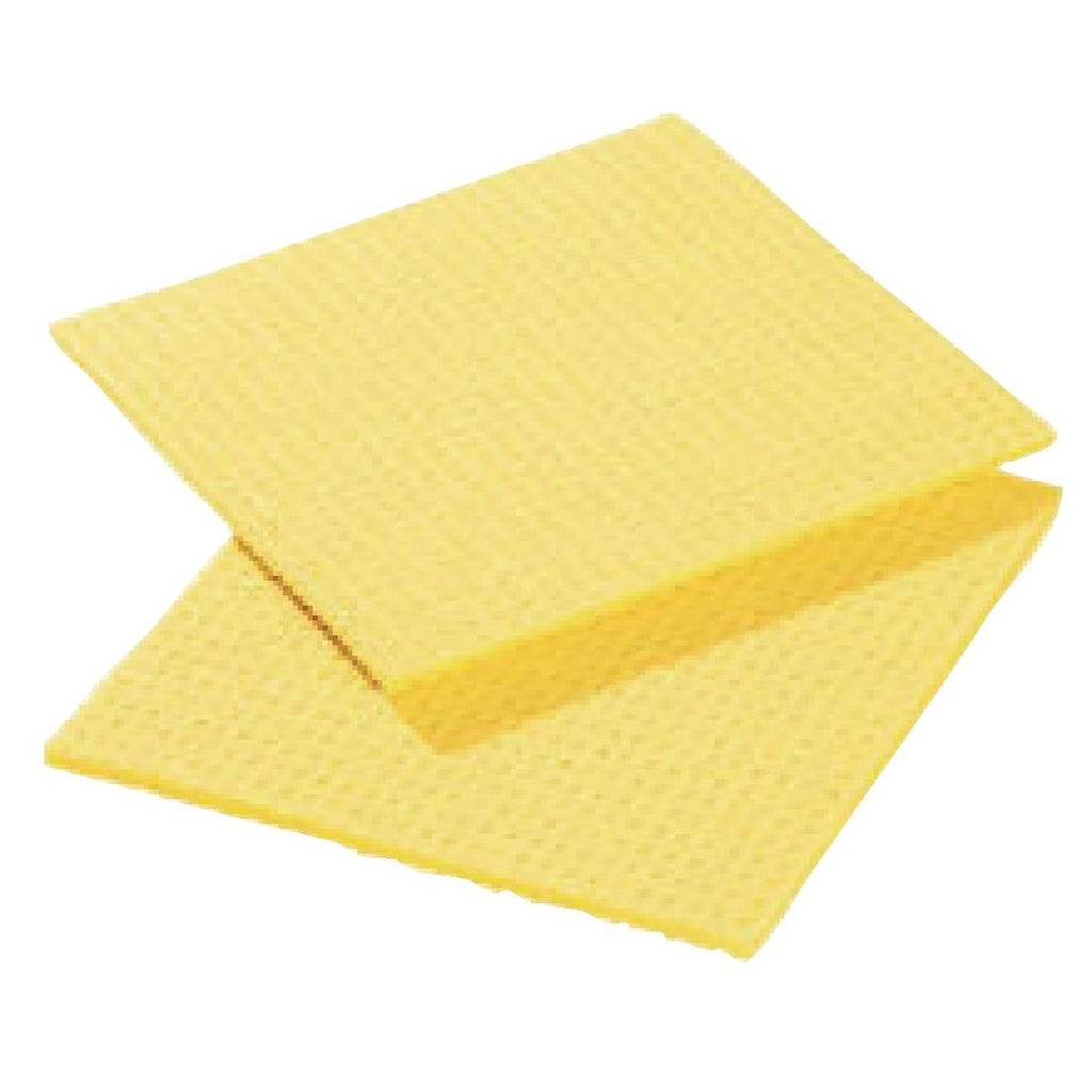 Spontex Spongyl Yellow (Pack of 10) - CD812 Scourers & Sponges Spontex   