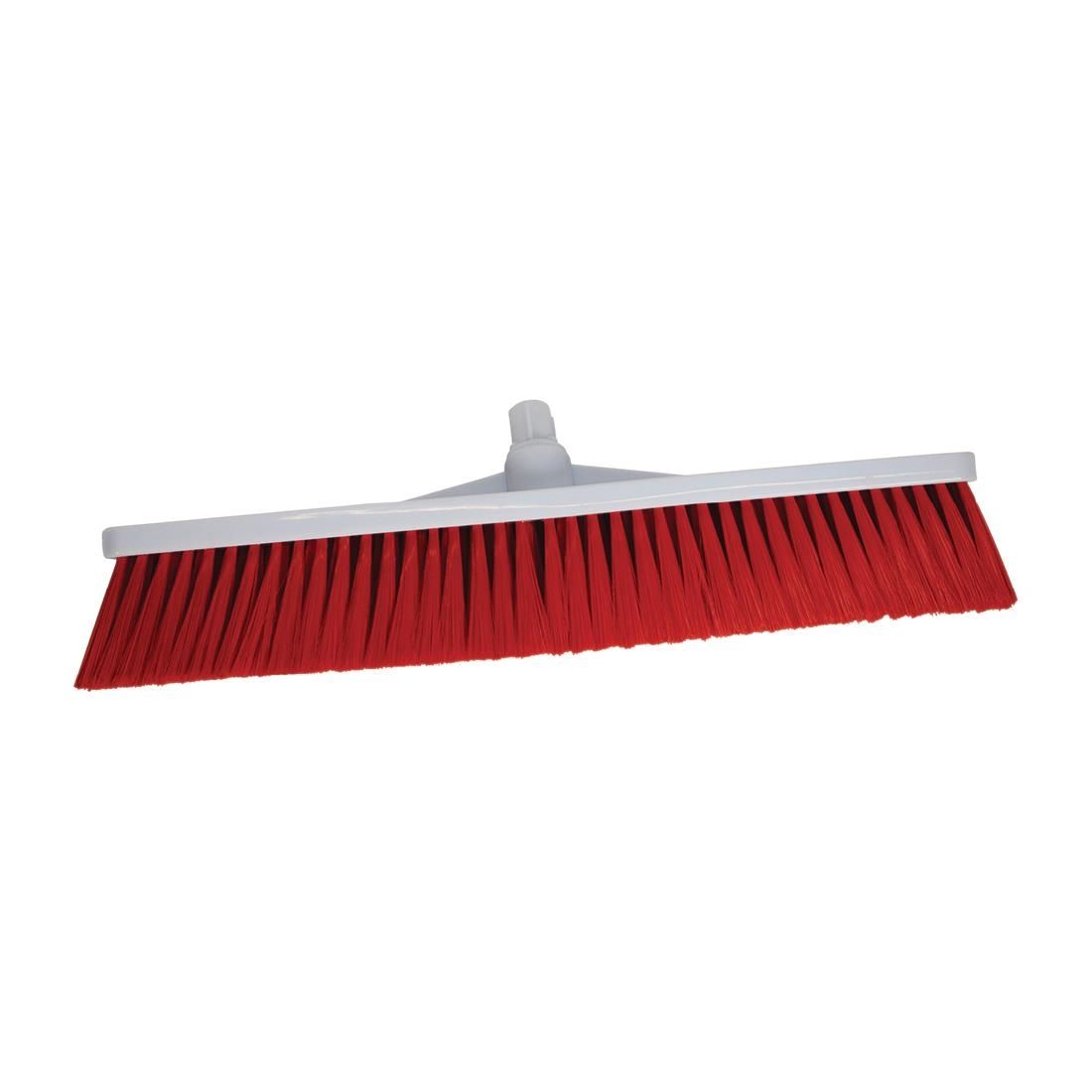 SYR Hygiene Broom Head Stiff Bristle Red - L872 Broom Heads Scot Young   