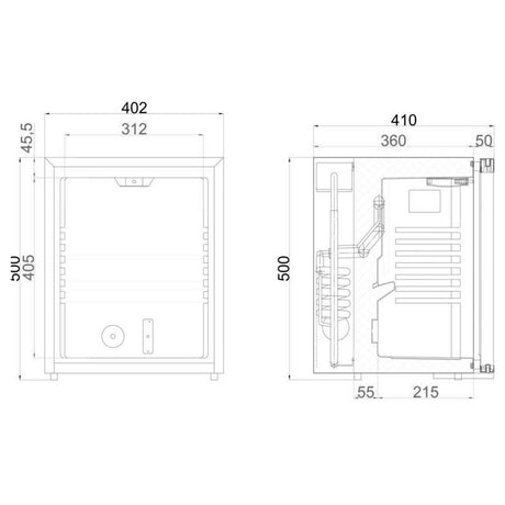 Tefcold Minibars - TM32G Minibars Tefcold   