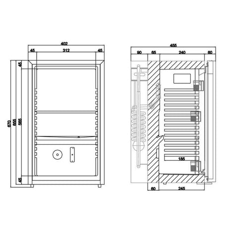 Tefcold Minibars - TM52 Minibars Tefcold   