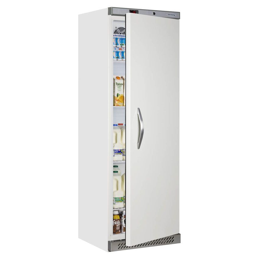 Tefcold Single Door Upright Storage Fridge White - UR400 Refrigeration Uprights - Single Door Tefcold   