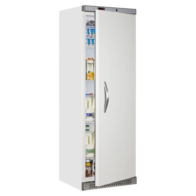 Tefcold Single Door Upright Storage Fridge White - UR400 Refrigeration Uprights - Single Door Tefcold   