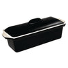 Vogue Black Cast Iron Pate Terrine Mould 1.7Ltr - U560 Cast Iron Cookware Vogue