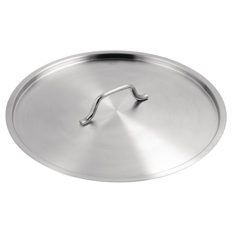 Vogue Stainless Steel Saucepan Lid 360mm - T147 Stock Pots Vogue   