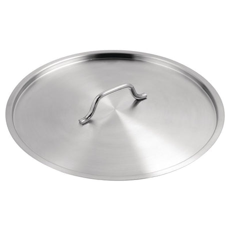 Vogue Stainless Steel Saucepan Lid 400mm - T148 Stock Pots Vogue   