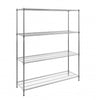 Empire 4 Tier Wire Racking Shelving Kit 1500mm Wide - RACK-1500 Chrome Wire Shelving and Racking Empire   