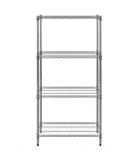 Empire 4 Tier Wire Racking Shelving Kit 750mm Wide - RACK-750 Chrome Wire Shelving and Racking Empire   